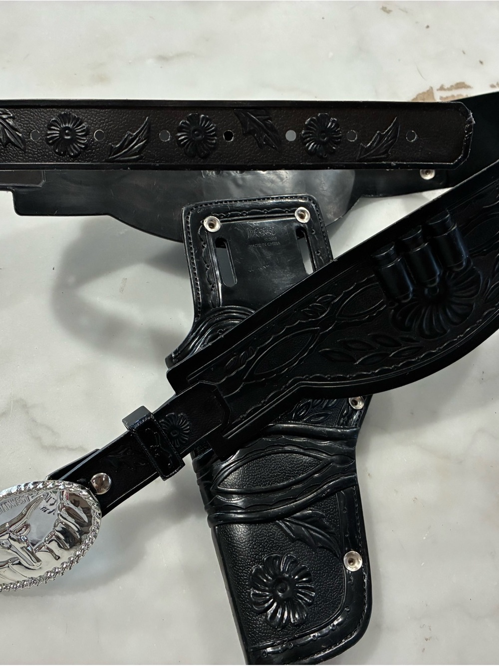 2009 Imperial Toy Cowboy/Western Revolver Holster Belt